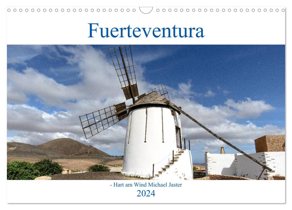 Fuerteventura - Dur sur le vent (Calendrier mural CALVENDO 2024) 