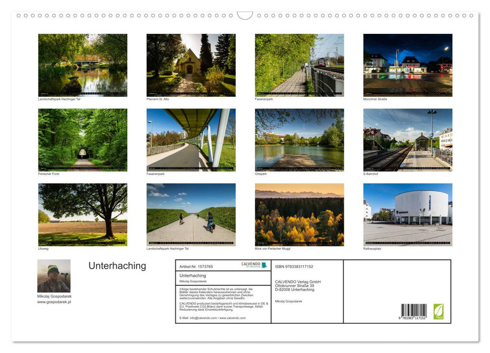 Unterhaching (CALVENDO Wandkalender 2024)