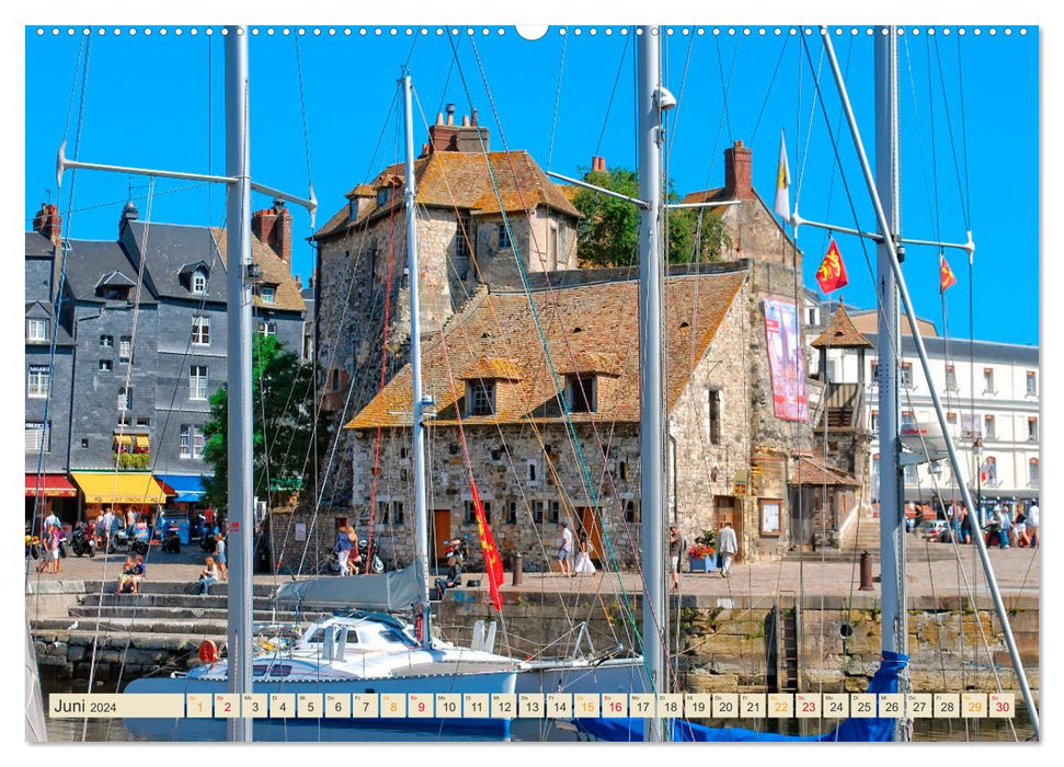 Honfleur - Bezauberndes Frankreich (CALVENDO Premium Wandkalender 2024)