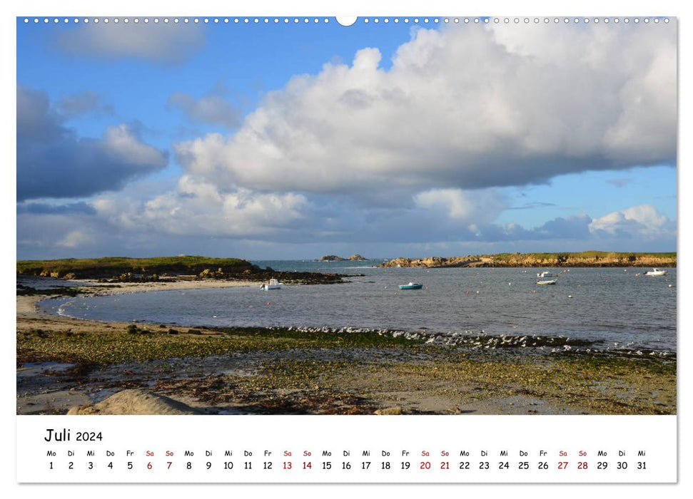Bretagne. Département Finistère - Côte des Abers (CALVENDO Premium Wandkalender 2024)