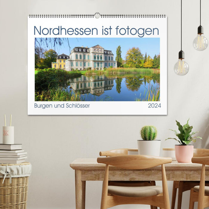 Northern Hesse is photogenic, castles and palaces (CALVENDO wall calendar 2024) 