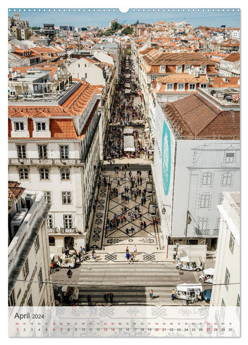 Perspectives de Lisbonne (Calvendo Premium Wall Calendar 2024) 