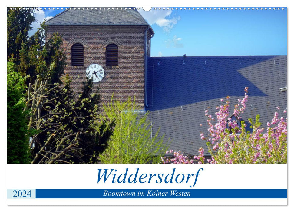 Widdersdorf - Boomtown à l'ouest de Cologne (calendrier mural CALVENDO 2024) 