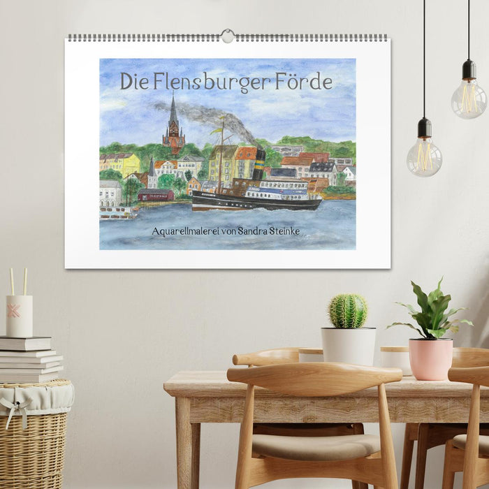 Le fjord de Flensburg (calendrier mural CALVENDO 2024) 
