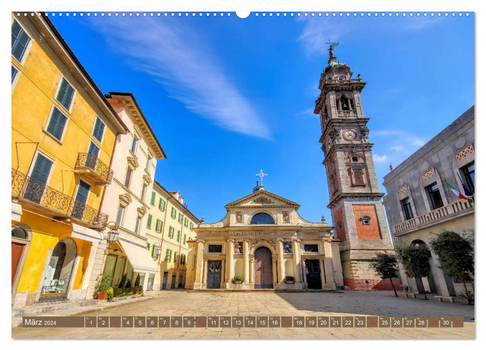 Lago di Varese - L'un des plus beaux paysages lacustres d'Italie (Calendrier mural CALVENDO Premium 2024) 