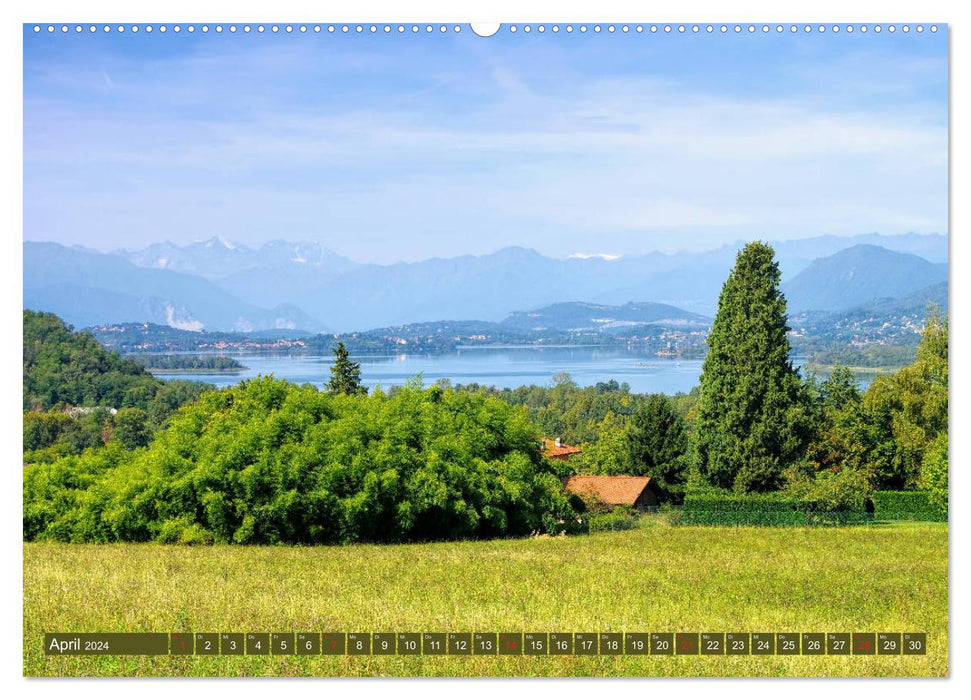 Lago di Varese - L'un des plus beaux paysages lacustres d'Italie (Calendrier mural CALVENDO Premium 2024) 