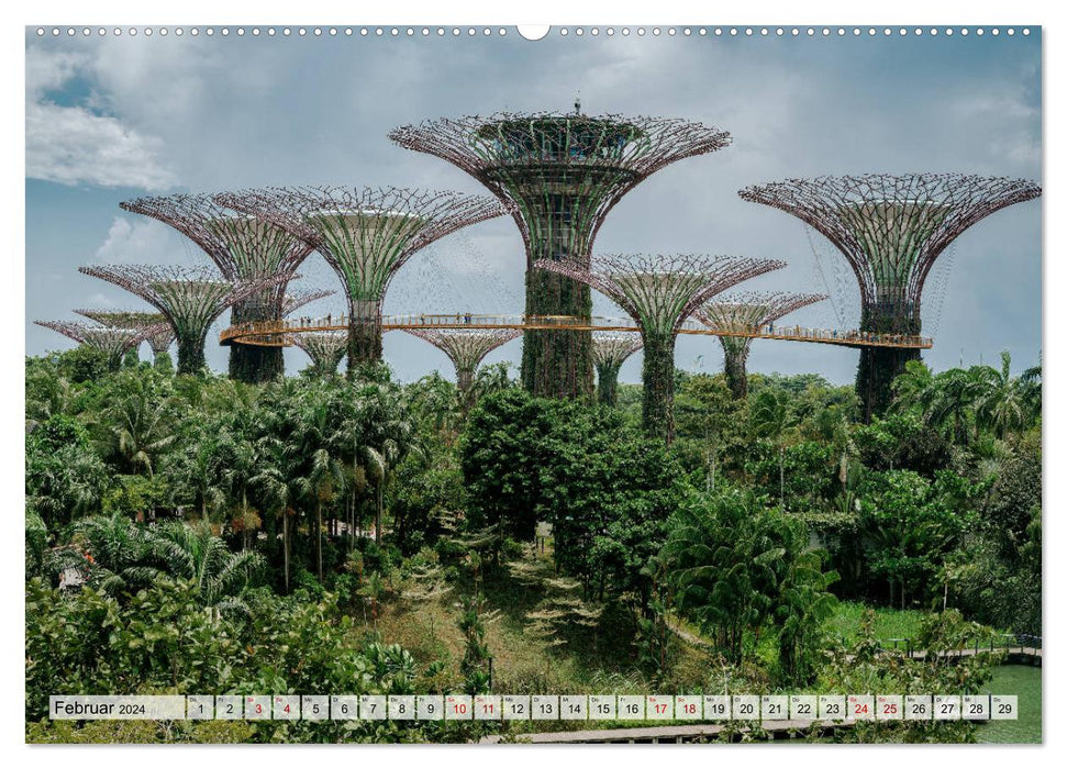 Singapur entdecken (CALVENDO Premium Wandkalender 2024)