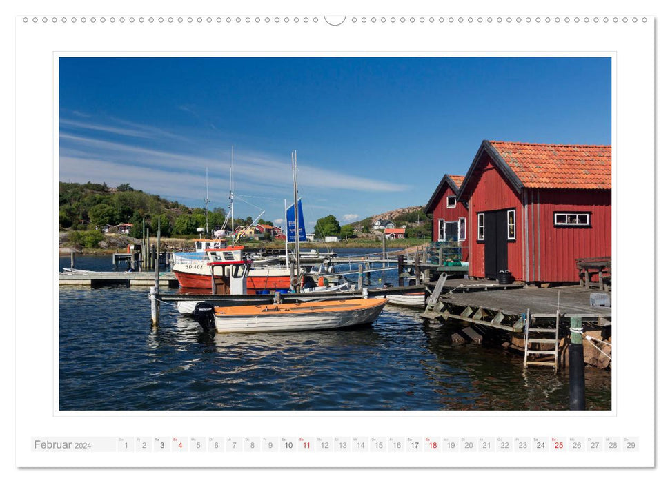 Bohuslän Fjällbacka - Hamburgsund - Grebbestad 2024 (CALVENDO Premium Wandkalender 2024)
