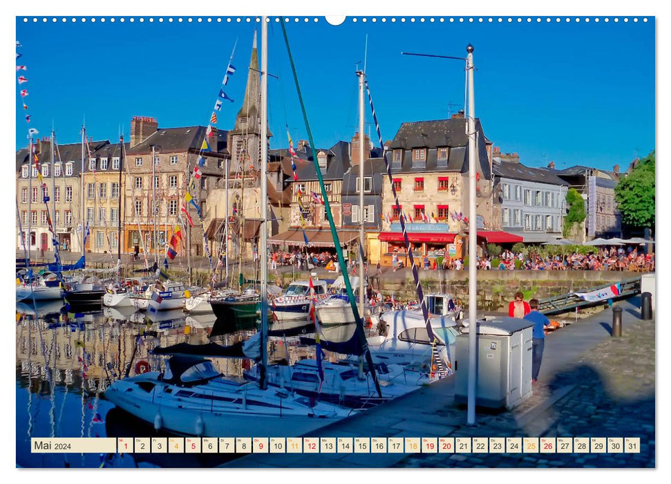 Honfleur - Bezauberndes Frankreich (CALVENDO Wandkalender 2024)