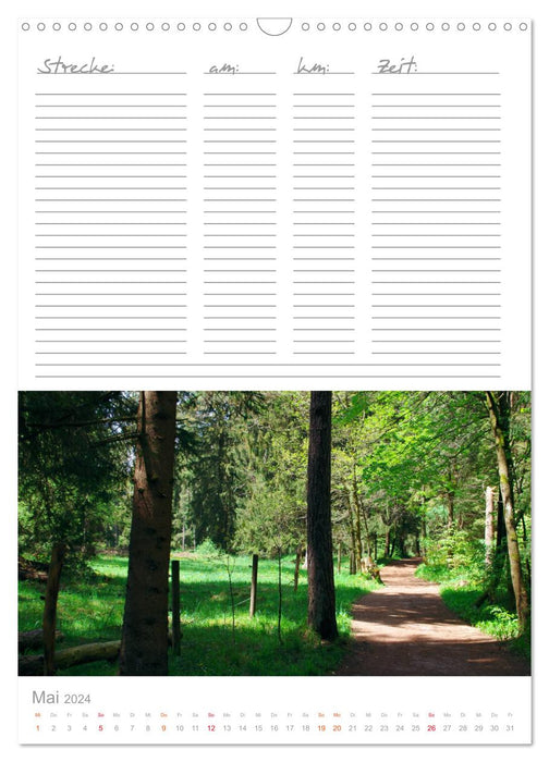 Just run! Your personal jogging successes (CALVENDO wall calendar 2024) 