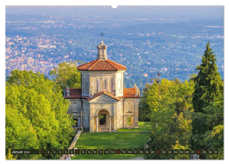 Lago di Varese - One of the most beautiful lake landscapes in Italy (CALVENDO wall calendar 2024) 