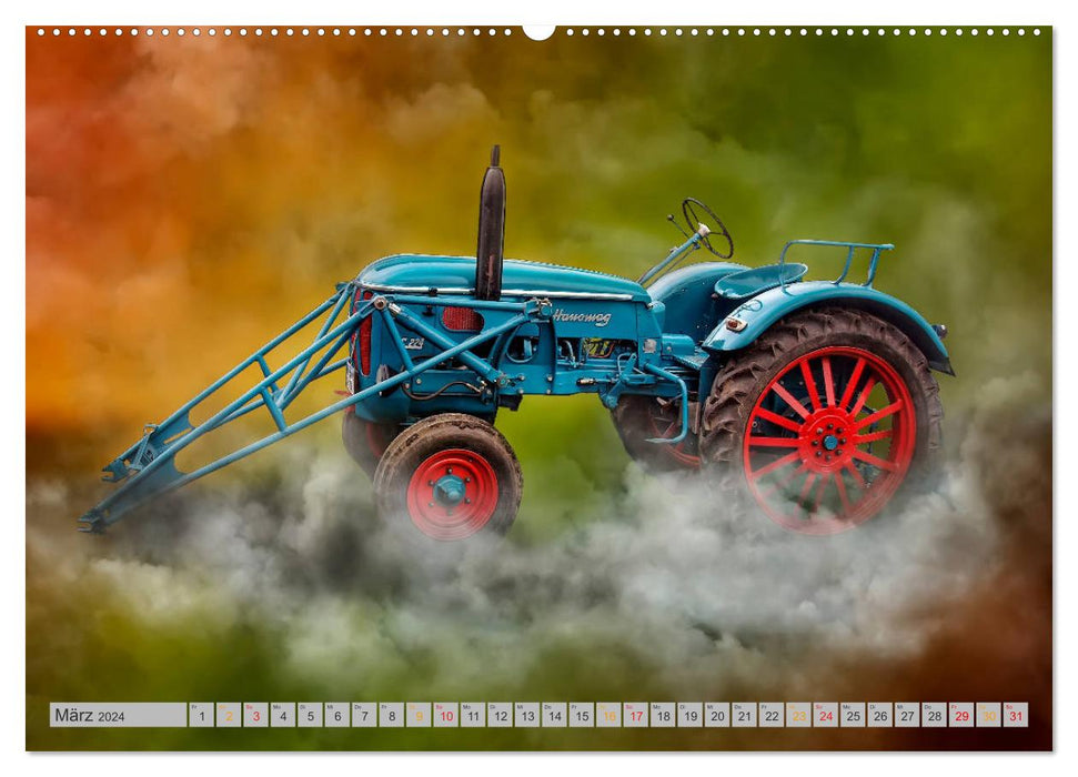 Tractor Legends (CALVENDO Premium Wall Calendar 2024) 
