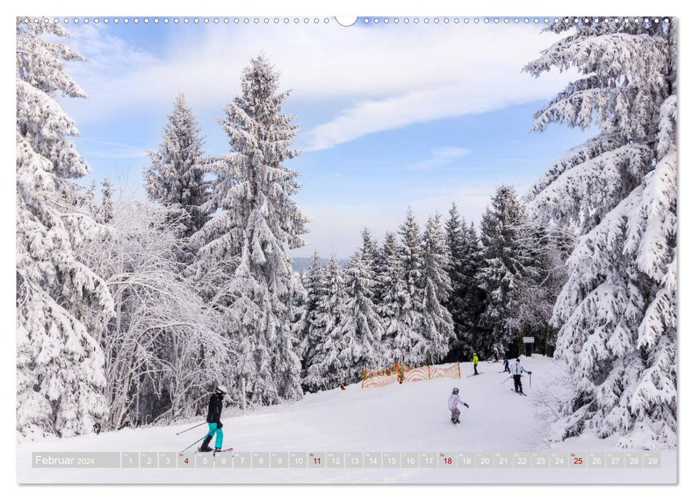 Leidenschaft Skifahren Winterberg / Sauerland (CALVENDO Premium Wandkalender 2024)