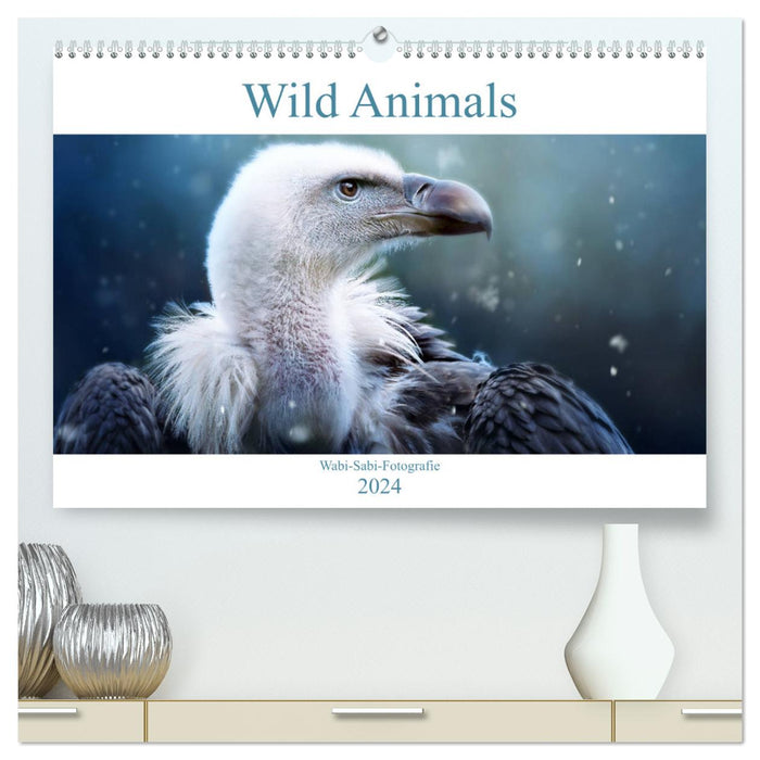 Wild Animals - Wilde Tiere (CALVENDO Premium Wandkalender 2024)