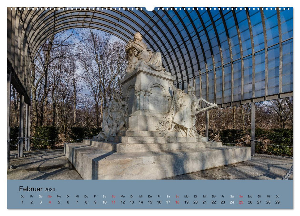 Großer Tiergarten Berlin - Von Dichtern und Komponisten (CALVENDO Premium Wandkalender 2024)