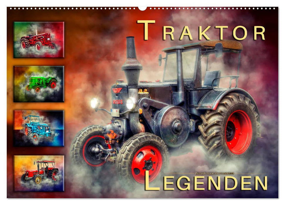 Tractor Legends (CALVENDO Wall Calendar 2024) 