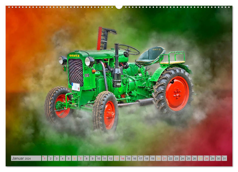 Traktor Legenden (CALVENDO Wandkalender 2024)
