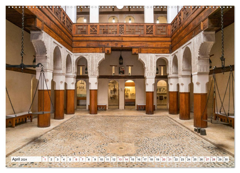 Morocco - Fes (CALVENDO Premium Wall Calendar 2024) 