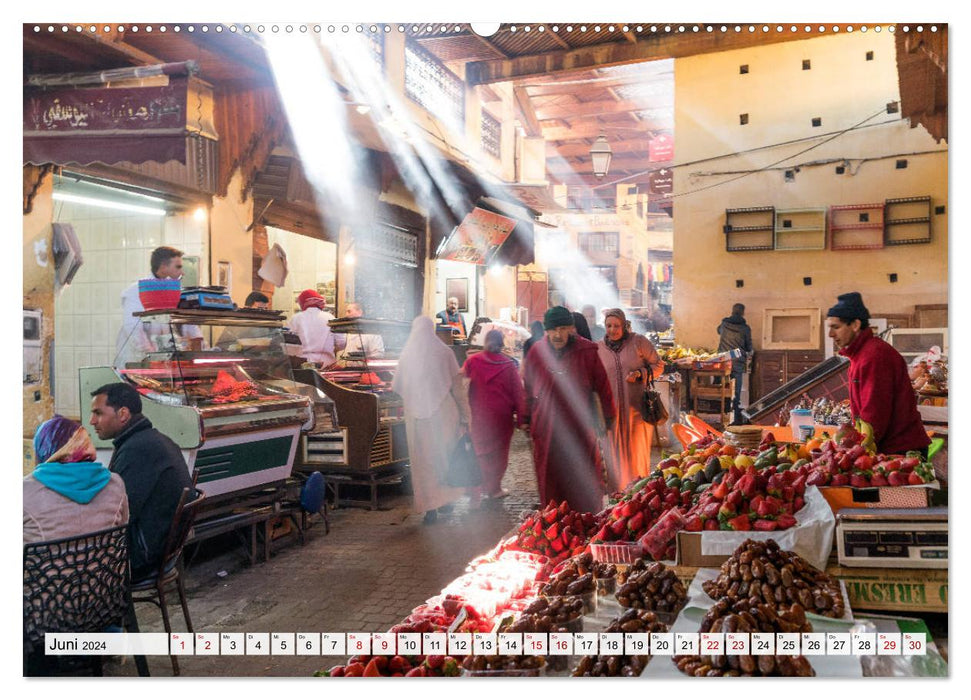 Morocco - Fes (CALVENDO Premium Wall Calendar 2024) 