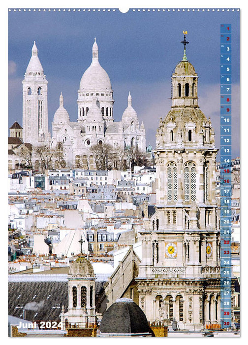 Paris dream metropolis with charm (CALVENDO Premium Wall Calendar 2024) 