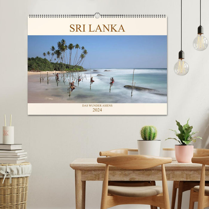 Sri Lanka The Miracle of Asia (CALVENDO Wall Calendar 2024) 