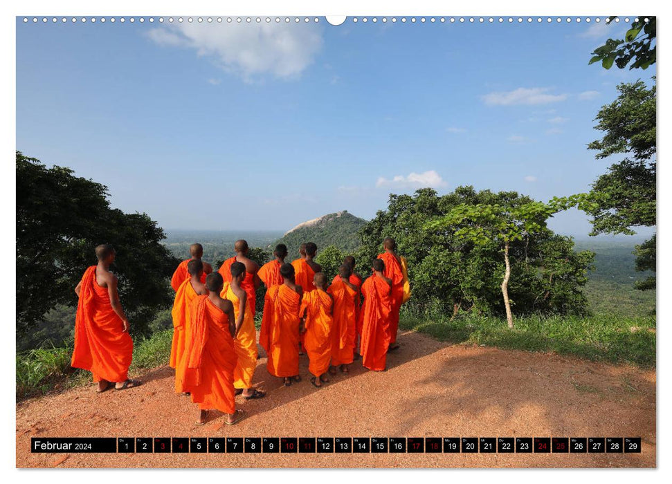 Sri Lanka The Miracle of Asia (CALVENDO Wall Calendar 2024) 