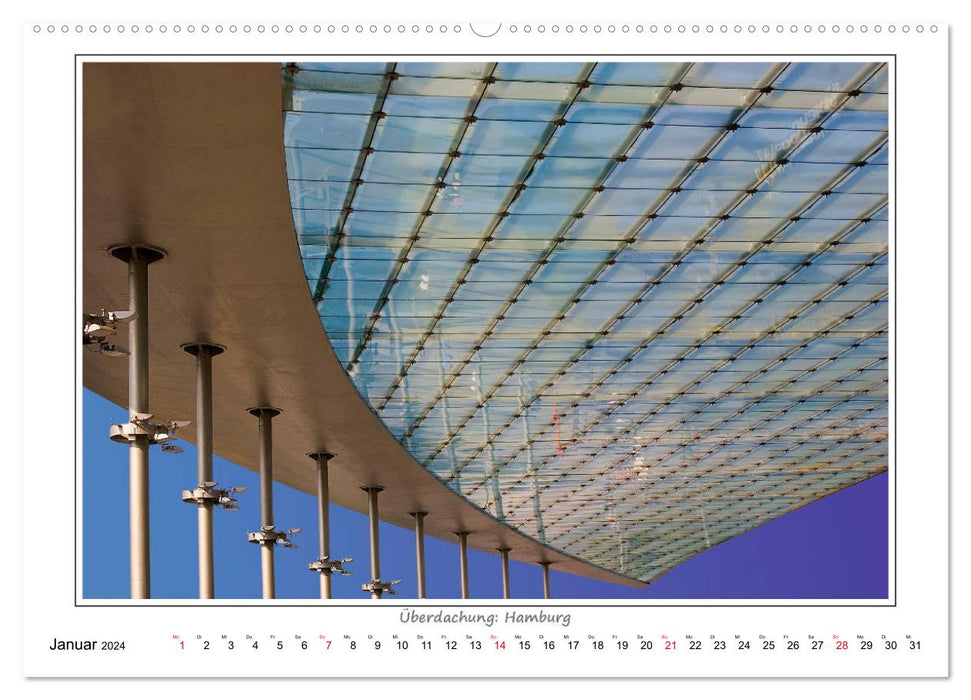 Details zeitgenössischer Architektur (CALVENDO Premium Wandkalender 2024)