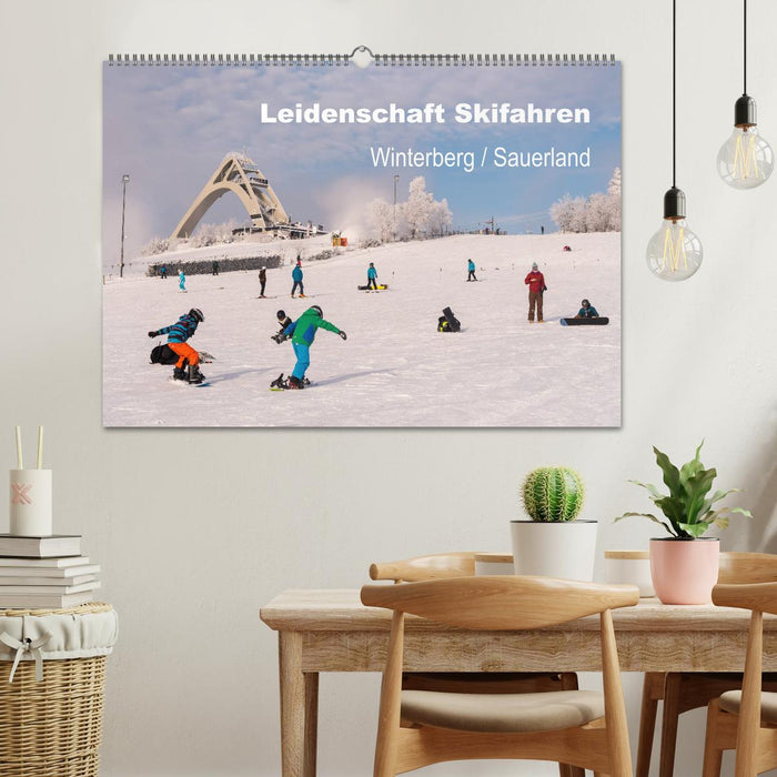 Leidenschaft Skifahren Winterberg / Sauerland (CALVENDO Wandkalender 2024)