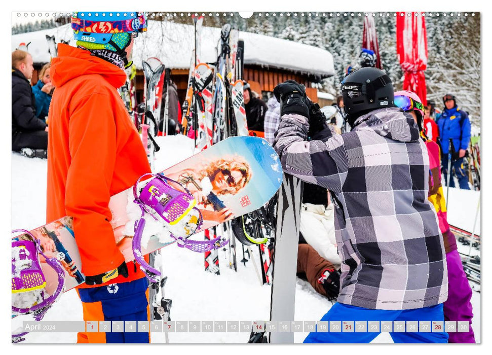 Leidenschaft Skifahren Winterberg / Sauerland (CALVENDO Wandkalender 2024)