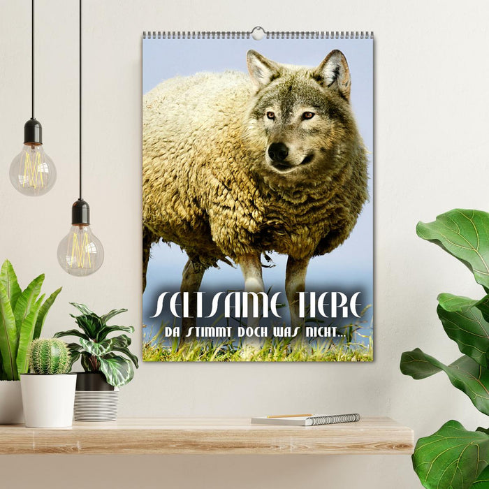 Strange animals - something is wrong... (CALVENDO wall calendar 2024) 