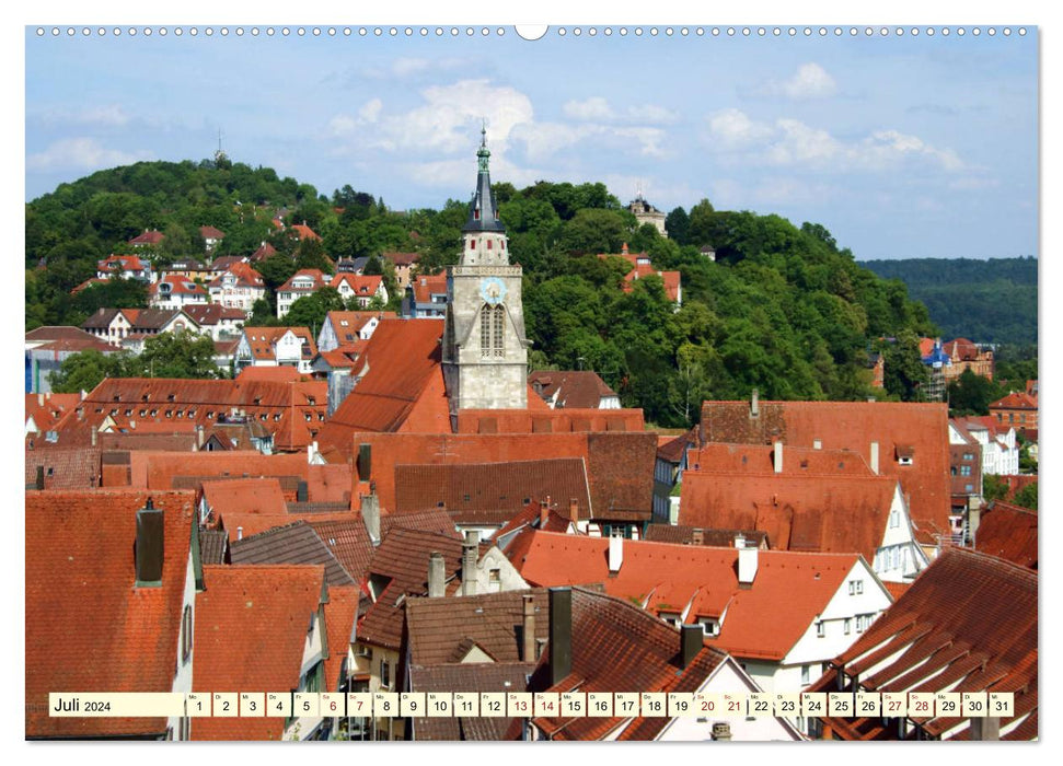 Unterwegs in Tübingen (CALVENDO Premium Wandkalender 2024)
