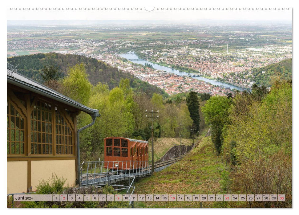 Heimweh nach Heidelberg - Die romantische Stadt am Neckar (CALVENDO Wandkalender 2024)