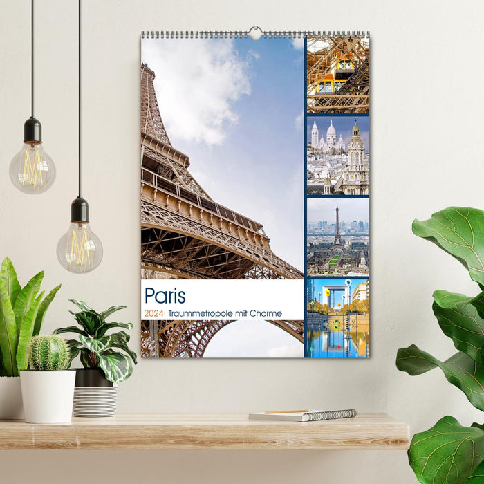 Paris dream metropolis with charm (CALVENDO wall calendar 2024) 