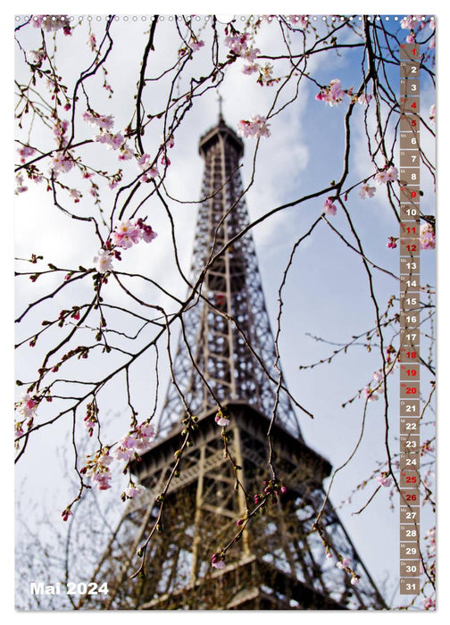 Paris métropole de rêve avec charme (Calendrier mural CALVENDO 2024) 