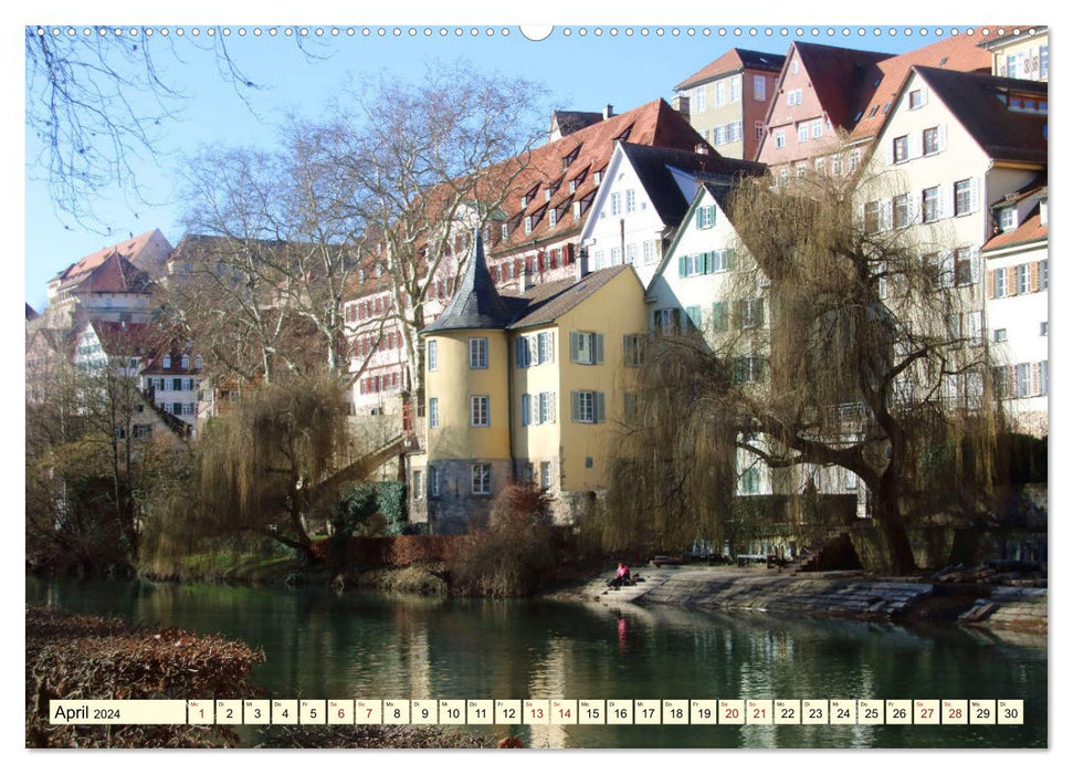 Unterwegs in Tübingen (CALVENDO Wandkalender 2024)