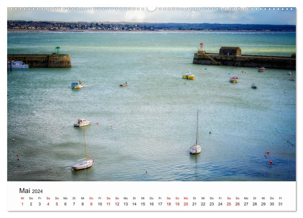 On the road in Normandy (CALVENDO wall calendar 2024) 