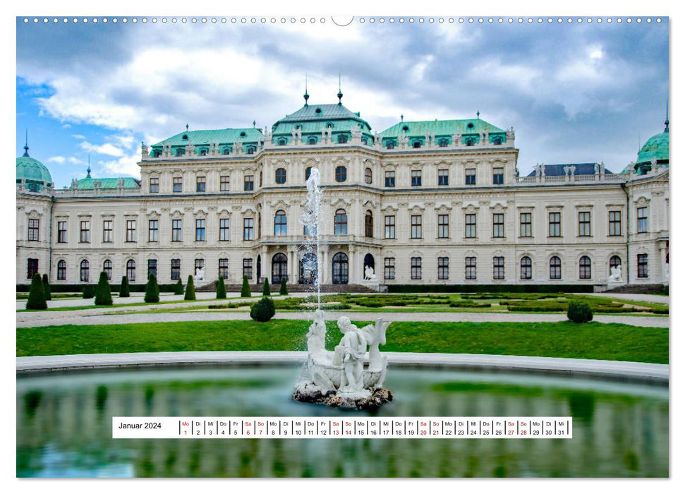 Wien Facettenreiche Metropole (CALVENDO Premium Wandkalender 2024)