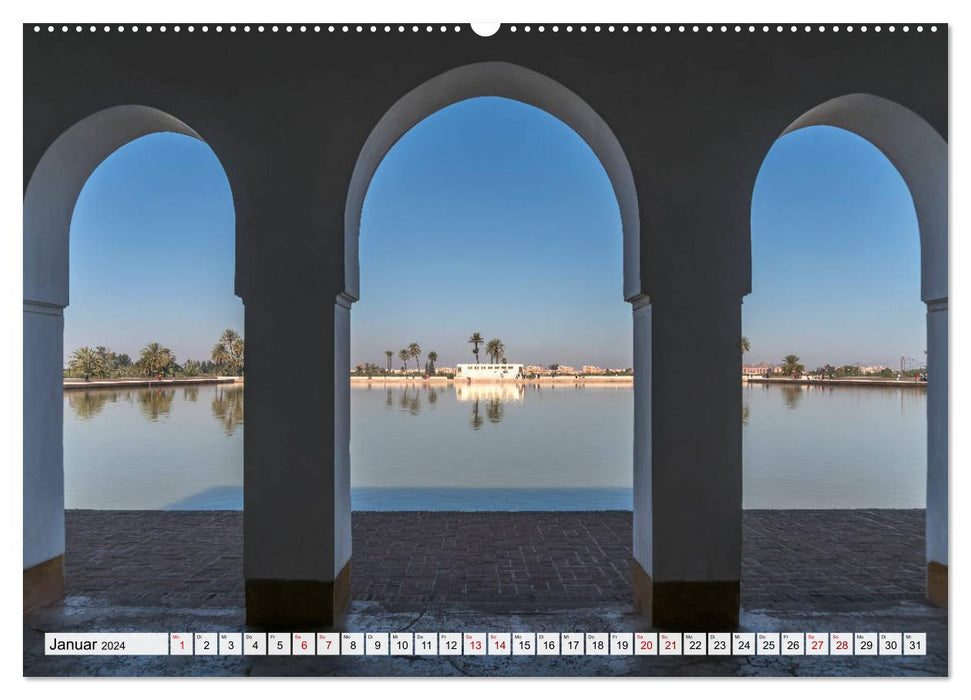 Morocco - Marrakech (CALVENDO Premium Wall Calendar 2024) 