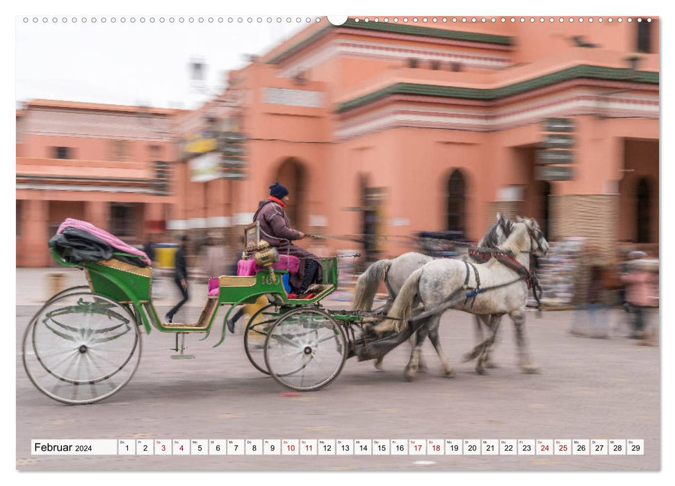 Morocco - Marrakech (CALVENDO Premium Wall Calendar 2024) 