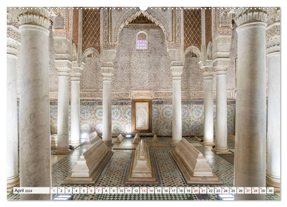 Morocco - Marrakech (CALVENDO Premium Wall Calendar 2024) 