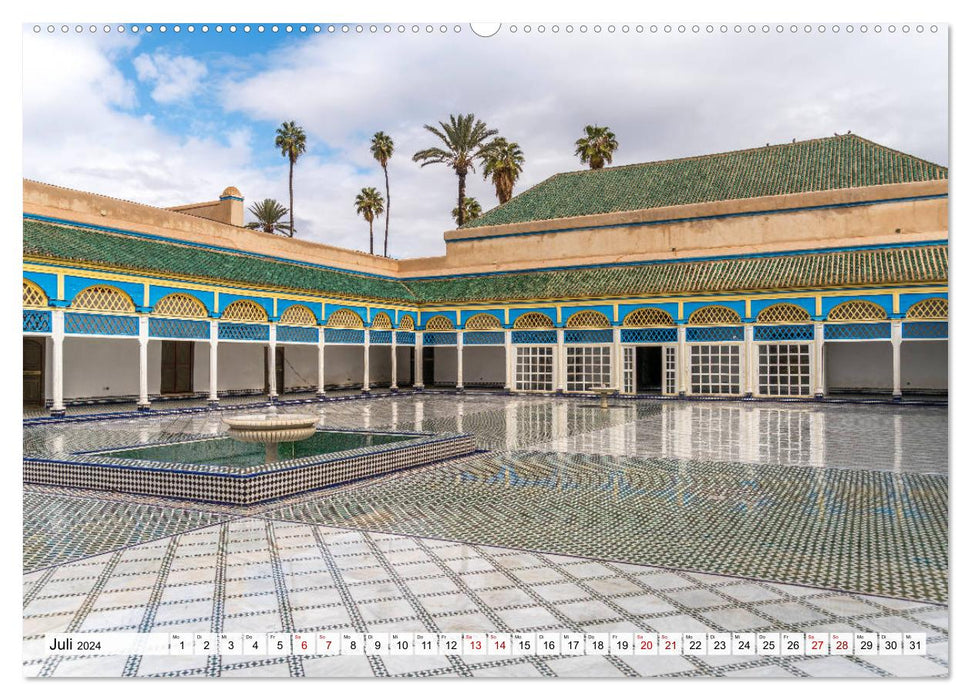 Morocco - Marrakech (CALVENDO Premium Wall Calendar 2024) 