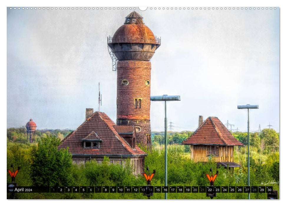 Ruhrpott - Artful Views (CALVENDO Premium Wall Calendar 2024) 