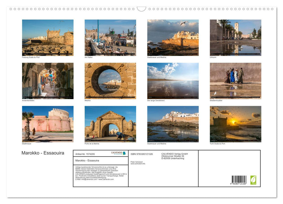 Morocco - Essaouira (CALVENDO wall calendar 2024) 