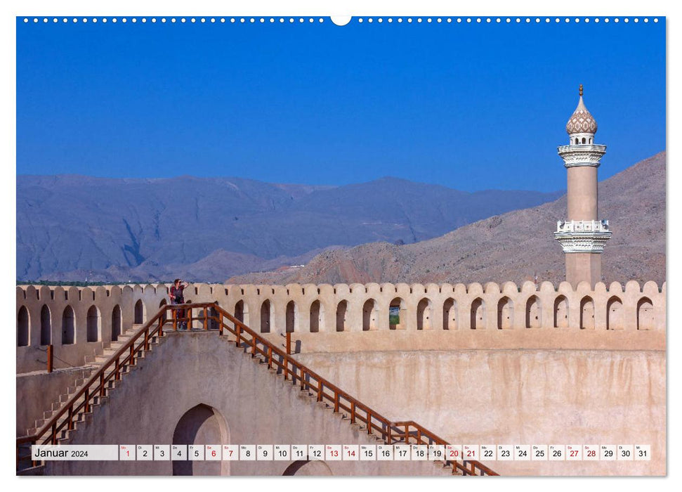 Oman - Un voyage photo (Calendrier mural CALVENDO Premium 2024) 