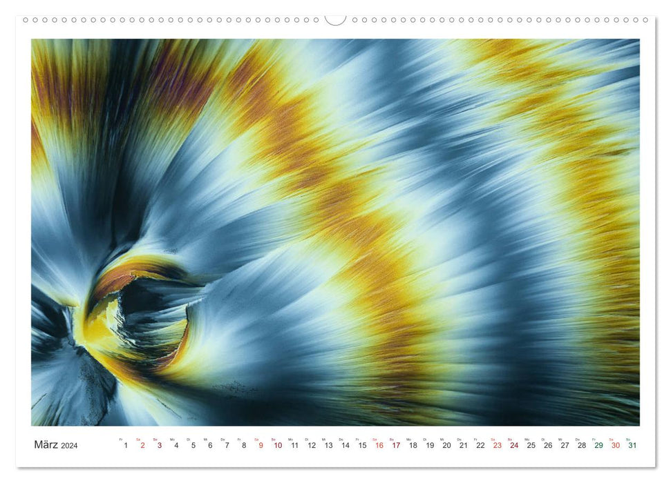 Fantastic Worlds Microcrystals (CALVENDO Premium Wall Calendar 2024) 