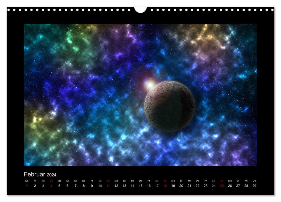 Magical universe (CALVENDO wall calendar 2024) 