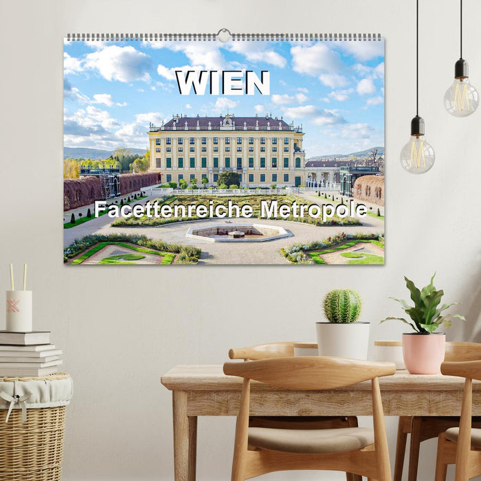 Vienna Multifaceted Metropolis (CALVENDO Wall Calendar 2024) 
