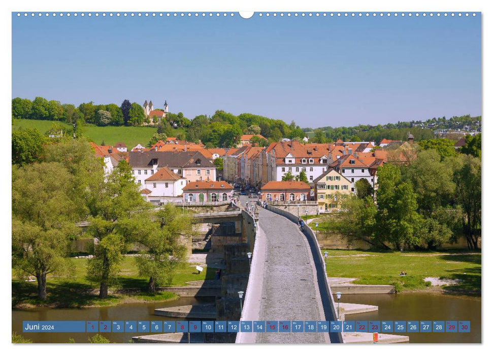 Donauperle Regensburg (CALVENDO Premium Wandkalender 2024)