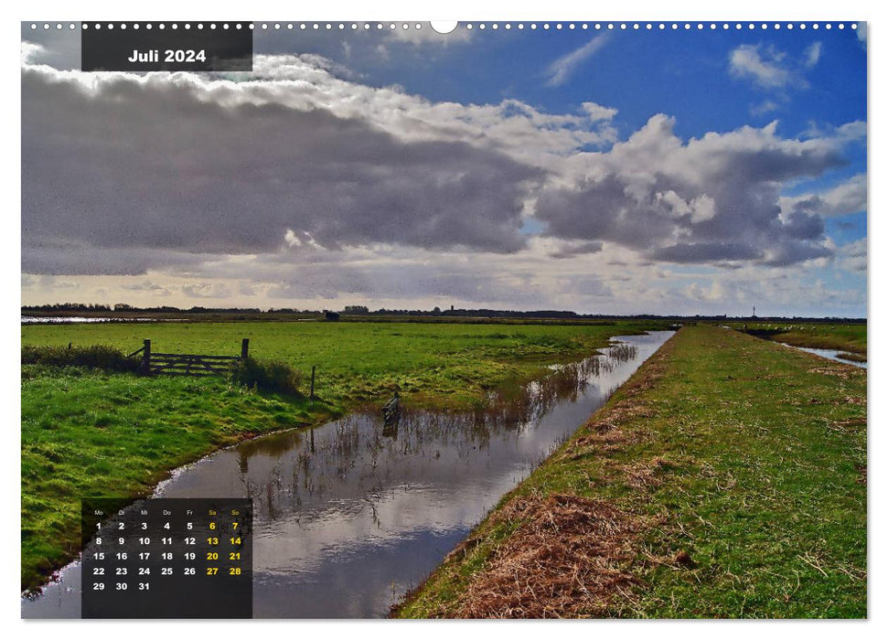 Texel Insel mit Charakter (CALVENDO Premium Wandkalender 2024)