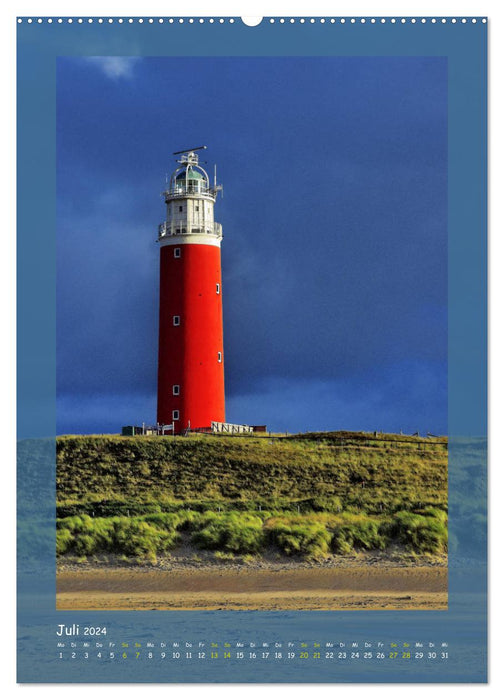 Voir et tomber amoureux de Texel (Calendrier mural CALVENDO Premium 2024) 